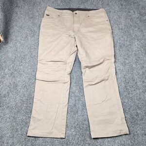 Kuhl Rebel Pants Mens Size 40x30 Brown Outdoor Hiking Camping Water‎ Repellent